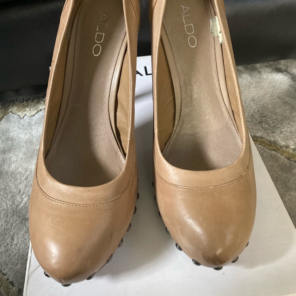 Women Aldo high heel studded shoes